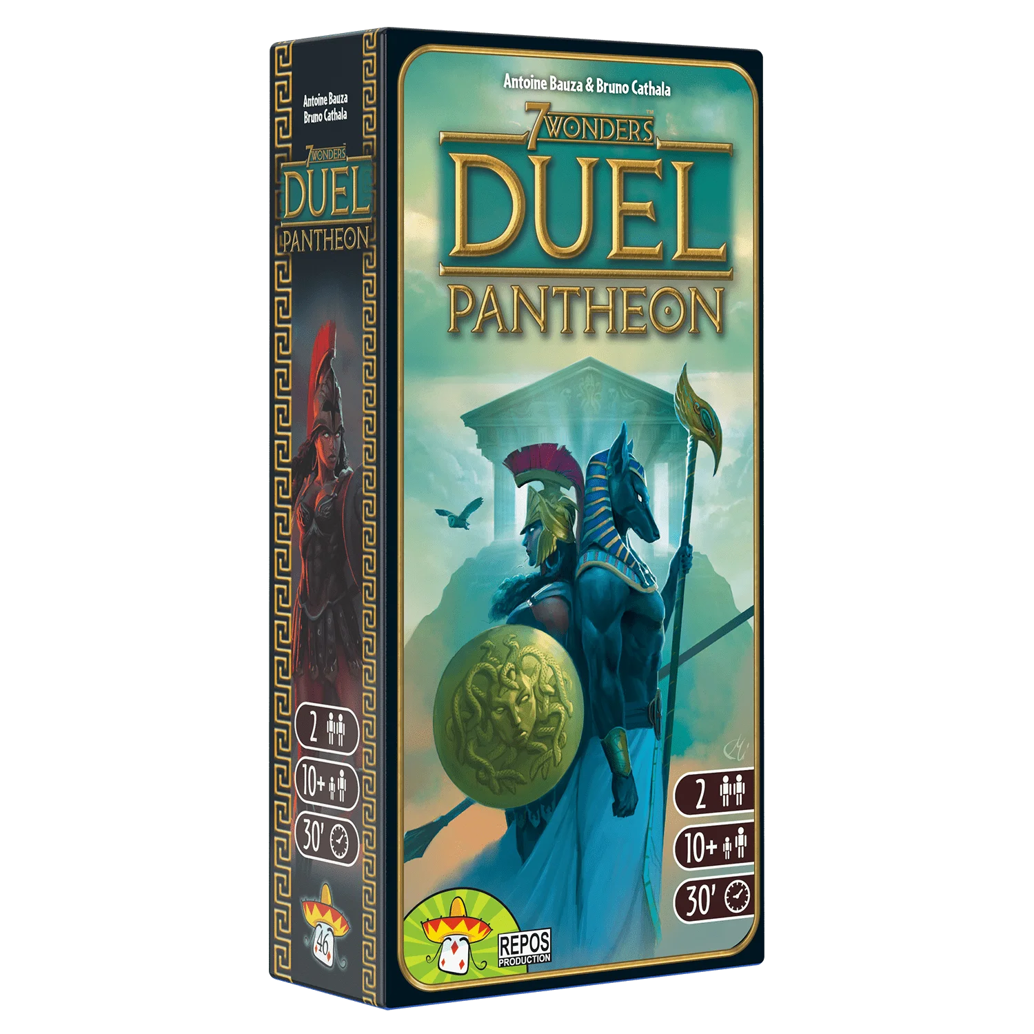 Boîte de l'extension 7 Wonders Duel Panthéon