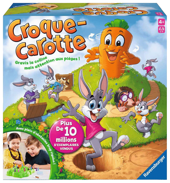Croque-carotte - Boîte imparfaite, jeu neuf (20%)