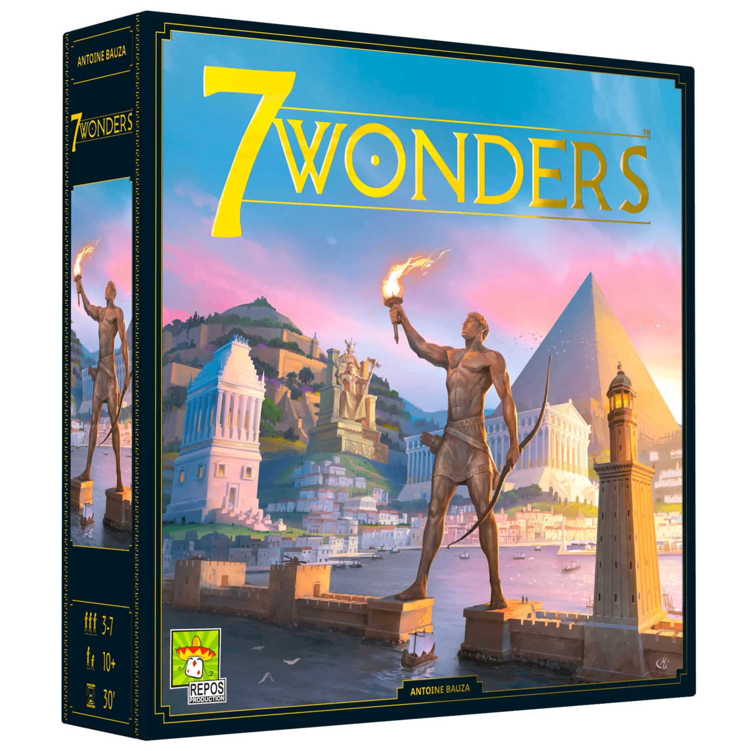 Boîte du jeu 7 Wonders en français