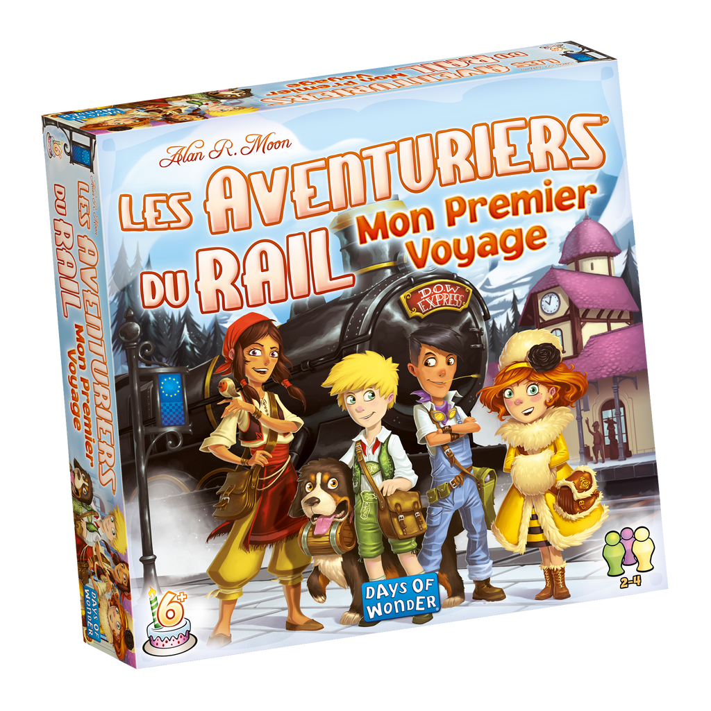 Les Aventuriers du Rail: Mon Premier Voyage - Europe - Boîte imparfaite, jeu neuf (50%)