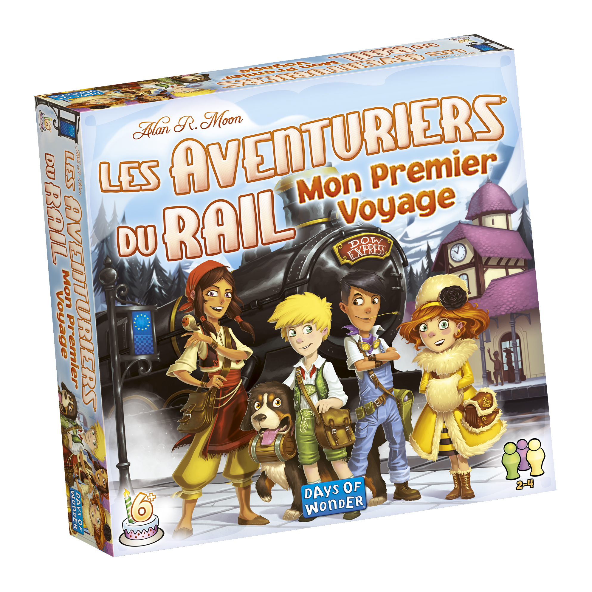 Les Aventuriers du Rail: Mon Premier Voyage - Europe - Boîte imparfaite, jeu neuf (50%)