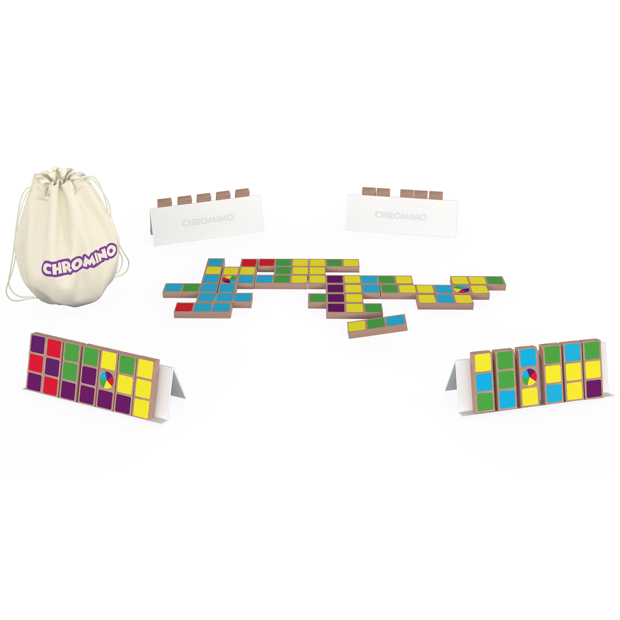 Chromino - Version en bois