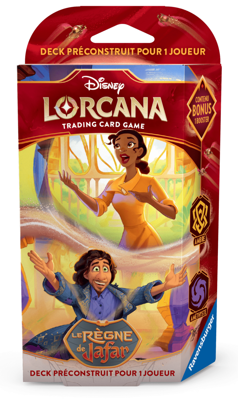 Disney Lorcana : Set 8 - Règne de Jafar - Deck de Démarrage : Ambre & Amethyste