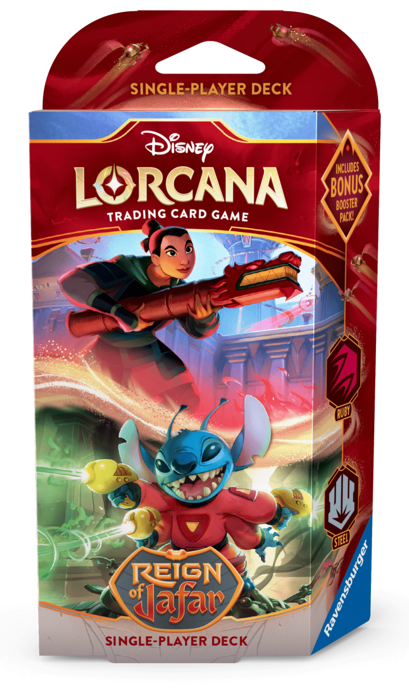 Disney Lorcana : Set 8 - Reign of Jafar - Starter Deck - Ruby & Steel
