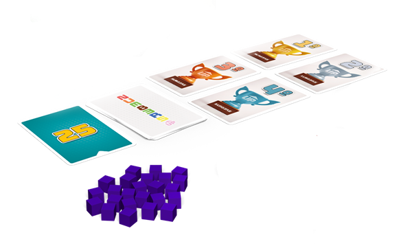 Numbers Up ! - Boîte imparfaite, jeu neuf (30%)