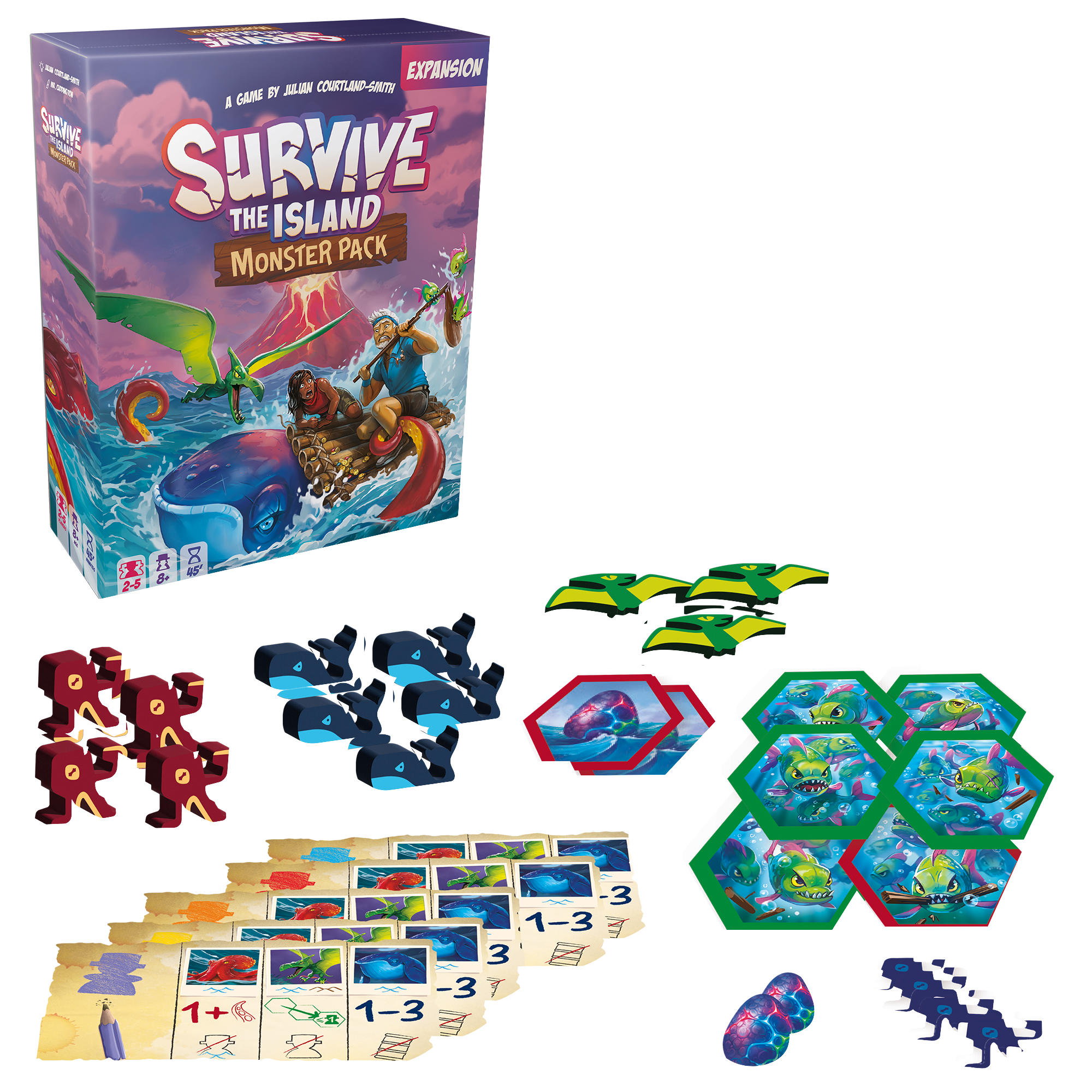 Combo Survive the Island + Ext. Monster Pack