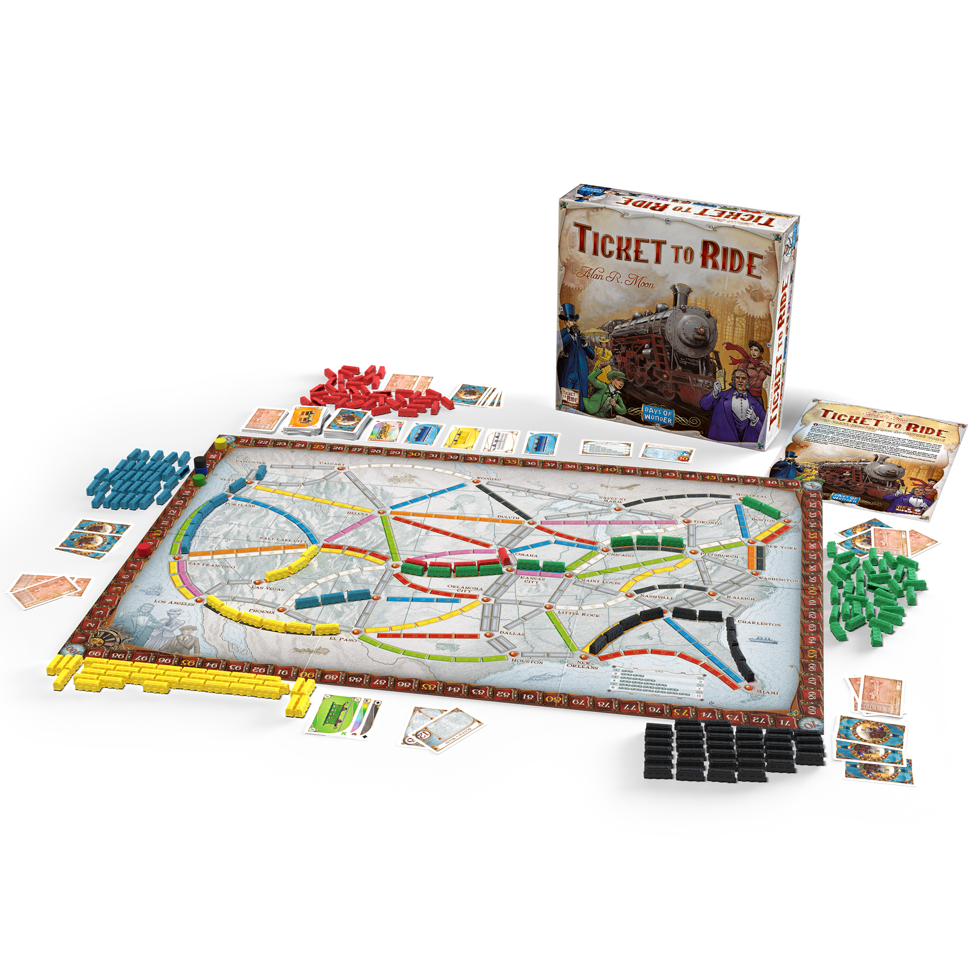 Ticket to Ride (VA) -  Imperfect box, new game (30%)