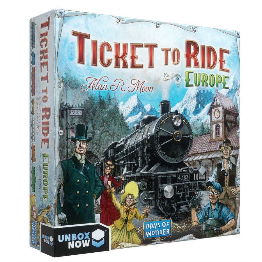 Ticket to Ride: Europe (VA) - Box damaged, new game (30%)