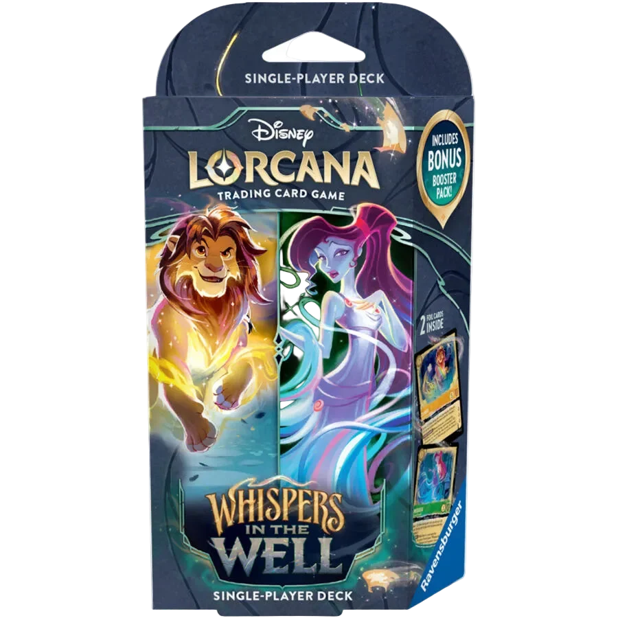 Disney Lorcana : Set 10 - Whispers in the Well - Starter Deck - Amber & Emerald