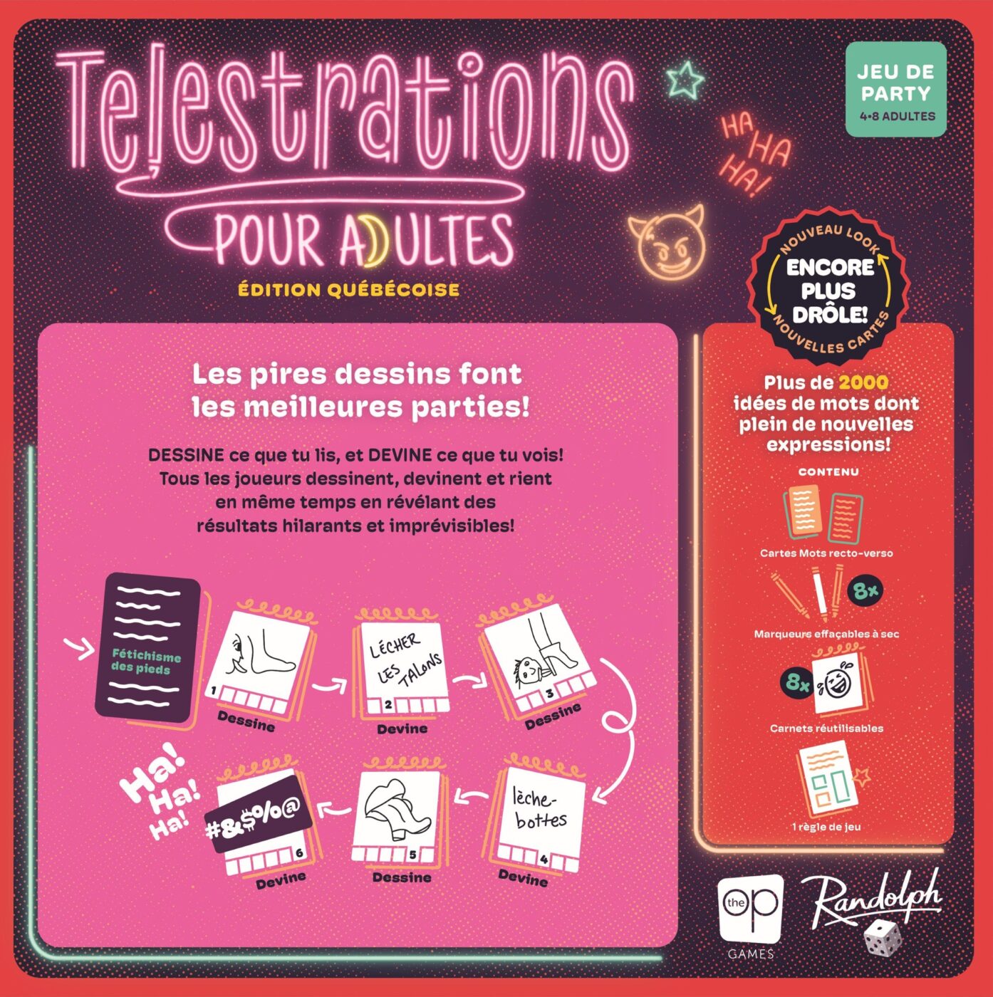 Telestrations pour Adultes : Éd. Québécoise