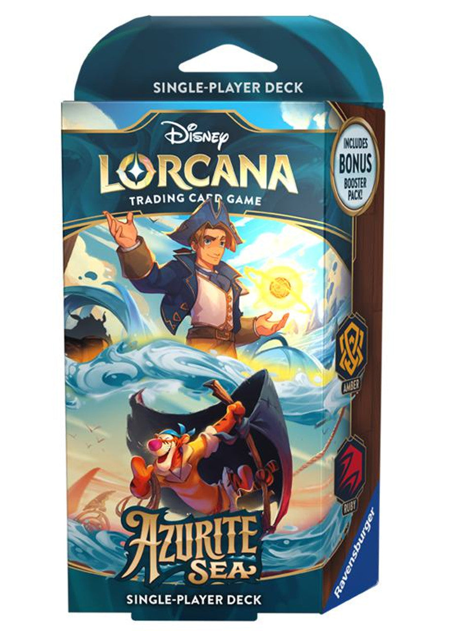 Disney Lorcana: Set 6 - La Mer d'Azurite - Deck de démarrage: Ambre & Rubis