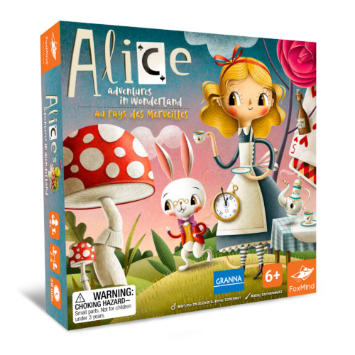 Alice au Pays des Merveilles - boîte du jeu