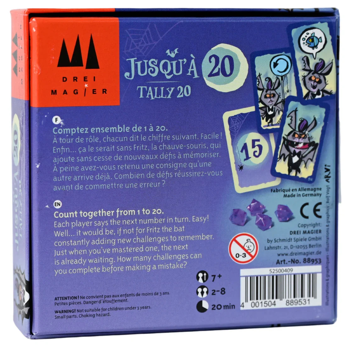 Jusqu'à 20
